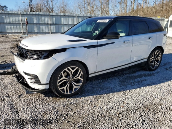 2019 Land Rover Range Rover Velar R-Dynamic SE with VIN SALYL2FV3KA223194, listed as a Copart auction lot 43111874 with 41,692 mi miles. Bid and sale history available at carsss.com. Image 1.
