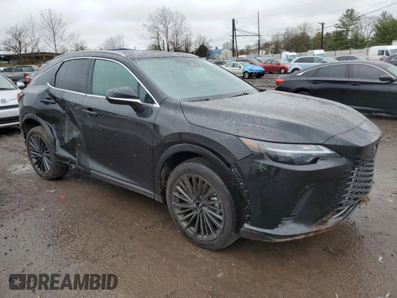2025 Lexus RX 350 with VIN 2T2BAMCA4SC091988, listed as a Copart auction lot 52320925 with 3,725 mi miles and Salvage Title. Bid and sale history available at DreamBid. Image 4.