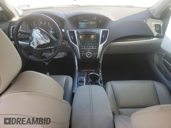 2016 Acura TLX V6 with VIN 19UUB2F35GA003829, listed as a Copart auction lot 44082455 with 85,650 mi miles and Salvage Title. Bid and sale history available at carsss.com. Image 8.