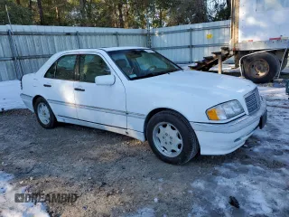 1998 Mercedes-Benz C 230/260/280/320 with VIN WDBHA23G1WA570692, listed as a Copart auction lot 42593755 with Not Provided miles and Salvage Title. Bid and sale history available at carsss.com. Image 4.