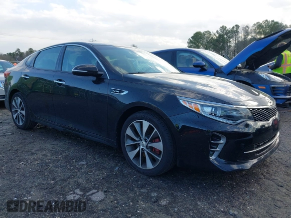 2016 Kia Optima SX Turbo with VIN 5XXGW4L25GG021629, listed as a IAAI auction lot 41812981 with 89,850 mi miles and . Bid and sale history available at DreamBid. Image 1.