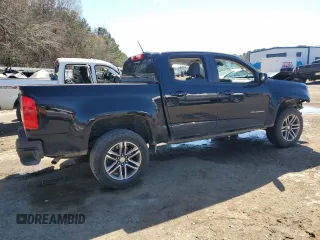 2022 Chevrolet Colorado 2WD Work Truck with VIN 1GCGSBEA4N1262269, listed as a Copart auction lot 46918135 with 26,682 mi miles and Salvage title. Bid and sale history available at DreamBid. Image 3.