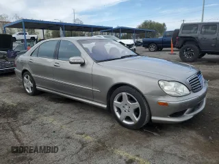 2003 Mercedes-Benz S 430 z VIN WDBNG70J83A335555, wystawiony jako Copart lot #58797335 z przebiegiem 269 559 mil mil oraz Szkoda całkowita • Salvage title. Historia ofert i sprzedaży dostępna na DreamBid. Obrazek 4.