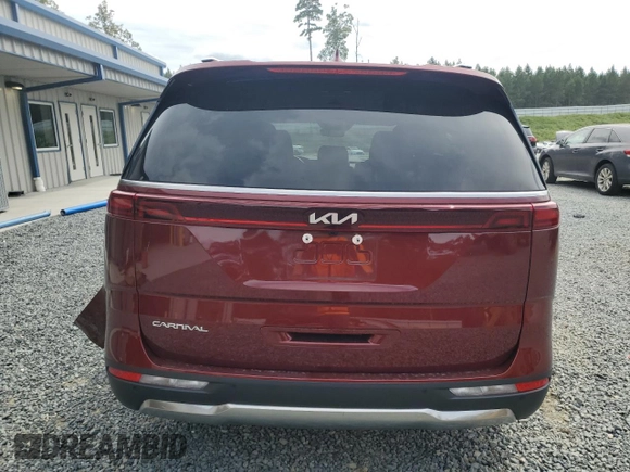 2024 Kia Carnival SX with VIN KNDNE5H37R6305573, listed as a Copart auction lot 70764084 with 23,492 mi miles and Salvage Title. Bid and sale history available at DreamBid. Image 6.