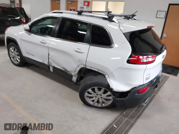 2014 Jeep Cherokee Limited with VIN 1C4PJMDS1EW235980, listed as a IAAI auction lot 41994044 with 128,292 mi miles and . Bid and sale history available at DreamBid. Image 3.