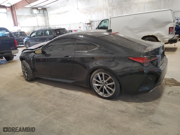 2020 Lexus RC with VIN JTHGZ5DC8L5010352, listed as a Copart auction lot 47968975 with 0 mi miles and Non Repairable. Bid and sale history available at carsss.com. Image 2.