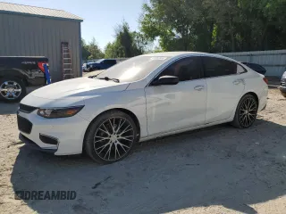 2016 Chevrolet Malibu LS with VIN 1G1ZB5ST0GF348810, listed as a Copart auction lot 52952965 with 106,050 mi miles and Salvage Title. Bid and sale history available at carsss.com. Image 1.