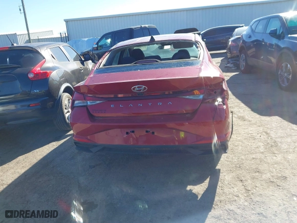 2023 Hyundai Elantra Preferred with VIN KMHLM4AG2PU465415, listed as a IAAI auction lot 41709653 with 12,732 mi miles. Bid and sale history available at carsss.com. Image 16.