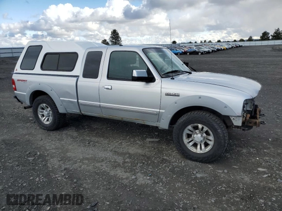 2010 Ford Ranger XLT with VIN 1FTLR4FE0APA02403, listed as a Copart auction lot 48357345 with 109,635 mi miles and Salvage Title. Bid and sale history available at DreamBid. Image 4.