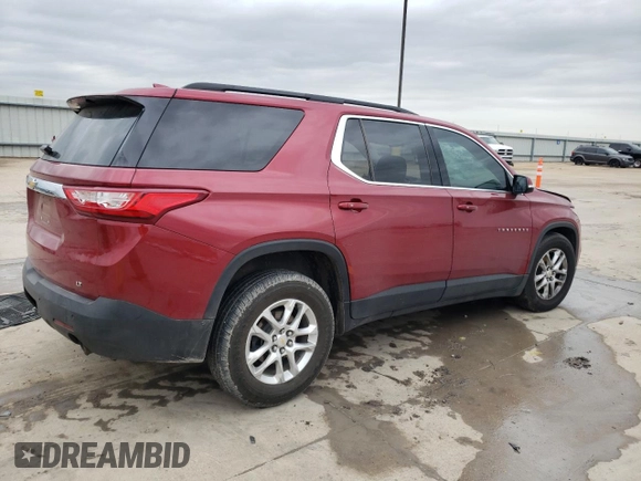 2019 Chevrolet Traverse LT Cloth with VIN 1GNERGKW3KJ197742, listed as a Copart auction lot 51709065 with 0 mi miles and Non Repairable. Bid and sale history available at carsss.com. Image 3.