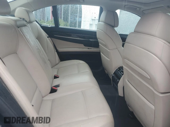 2012 BMW 7 Series 750i xDrive with VIN WBAKC6C53CC395754, listed as a Copart auction lot 55798515 with 79,444 mi miles and Clean Title. Bid and sale history available at DreamBid. Image 10.