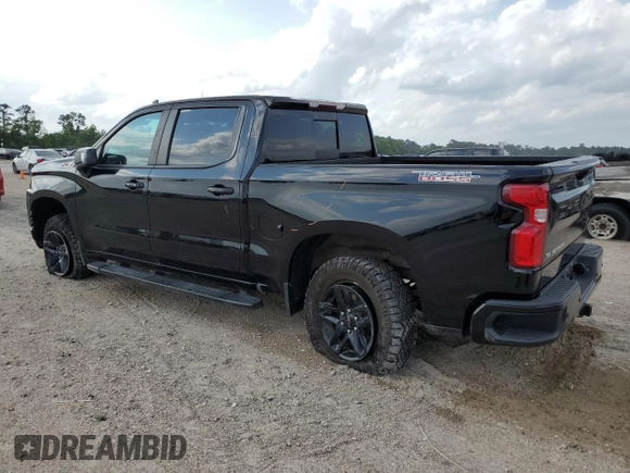 2021 Chevrolet Silverado 1500 LT Trail Boss with VIN 3GCPYFEL6MG114129, listed as a Copart auction lot 55055105 with 77,564 mi miles and Salvage Title. Bid and sale history available at DreamBid. Image 2.