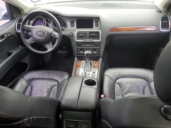2015 Audi Q7 3.0T Premium with VIN WA1CGAFE8FD017755, listed as a Copart auction lot 45472515 with 0 mi miles and Salvage Title. Bid and sale history available at carsss.com. Image 8.