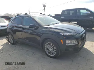 2020 Hyundai Kona SEL with VIN KM8K22AA3LU519848, listed as a Copart auction lot 46013323 with 50,217 mi miles. Bid and sale history available at carsss.com. Image 4.