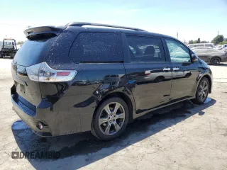 2017 Toyota Sienna SE with VIN 5TDXZ3DC5HS841623, listed as a Copart auction lot 64076295 with 181,575 mi miles and Salvage title. Bid and sale history available at DreamBid. Image 3.