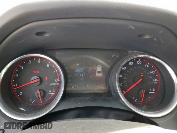 2020 Toyota Camry XSE with VIN 4T1K61AK4LU340872, listed as a Copart auction lot 51529805 with 78,780 mi miles and Salvage Title. Bid and sale history available at DreamBid. Image 9.