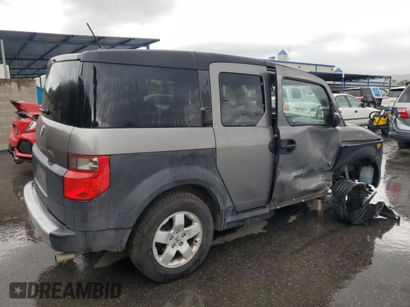 2005 Honda Element EX with VIN 5J6YH18625L008059, listed as a Copart auction lot 48619555 with 132,684 mi miles and Salvage Title. Bid and sale history available at DreamBid. Image 3.