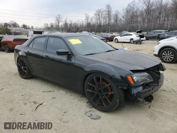 2014 Chrysler 300 with VIN 2C3CCABG7EH222370, listed as a Copart auction lot 46653055 with 121,983 mi miles and Salvage Title. Bid and sale history available at carsss.com. Image 4.