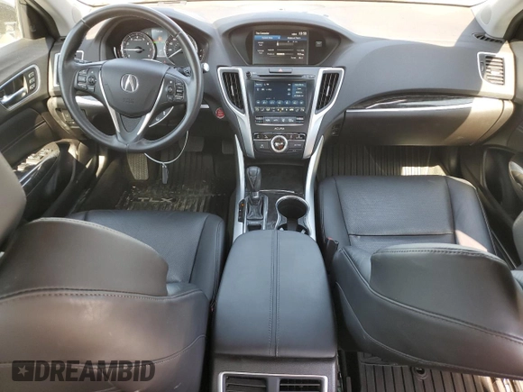 2018 Acura TLX w/Technology Pkg with VIN 19UUB1F5XJA000346, listed as a Copart auction lot 49970485 with 27,433 mi miles and Salvage Title. Bid and sale history available at carsss.com. Image 8.