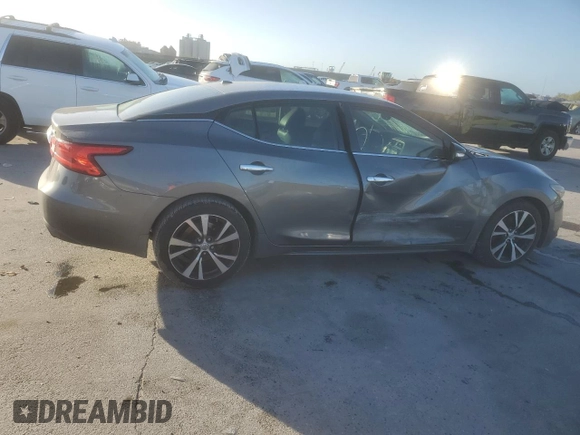 2017 Nissan Maxima SV with VIN 1N4AA6AP7HC390224, listed as a Copart auction lot 47823465 with 128,199 mi miles and Salvage Title. Bid and sale history available at carsss.com. Image 3.