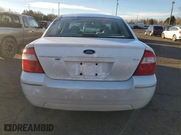2006 Ford Five Hundred SEL with VIN 1FAFP27126G127709, listed as a Copart auction lot 86975104 with 39,282 mi miles and Salvage Title. Bid and sale history available at carsss.com. Image 6.