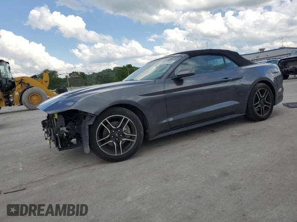 2018 Ford Mustang EcoBoost Premium with VIN 1FATP8UH1J5155481, listed as a Copart auction lot 55479185 with 115,978 mi miles and Salvage title. Bid and sale history available at DreamBid. Image 1.