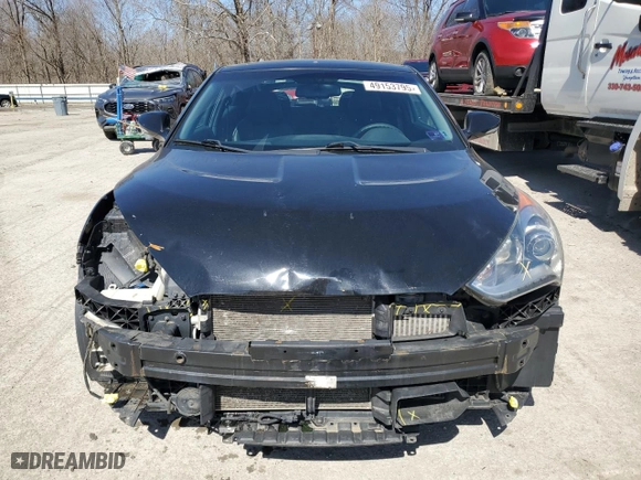 2013 Hyundai Veloster Turbo w/Black Int with VIN KMHTC6AE6DU101023, listed as a Copart auction lot 49153795 with 91,356 mi miles and Salvage Title. Bid and sale history available at carsss.com. Image 5.