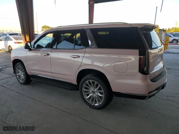 2023 Cadillac Escalade 4WD Premium Luxury with VIN 1GYS4BKL6PR299767, listed as a Copart auction lot 76248634 with 21,774 mi miles and Salvage Title. Bid and sale history available at carsss.com. Image 2.