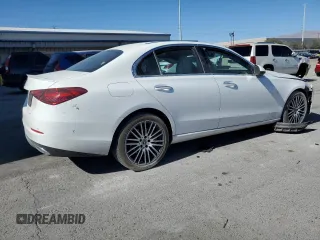 2023 Mercedes-Benz C 300 with VIN W1KAF4GB0PR118532, listed as a Copart auction lot 44768755 with Not Provided miles and Salvage Title. Bid and sale history available at carsss.com. Image 3.