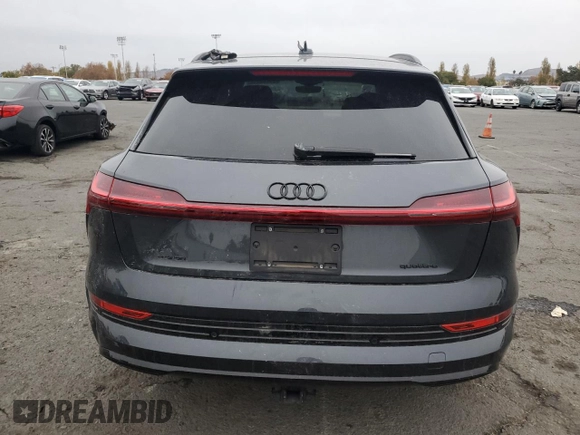 2022 Audi e-tron Premium Plus with VIN WA1LABGEXNB032371, listed as a Copart auction lot 81753974 with Not provided miles and Salvage title. Bid and sale history available at DreamBid. Image 6.