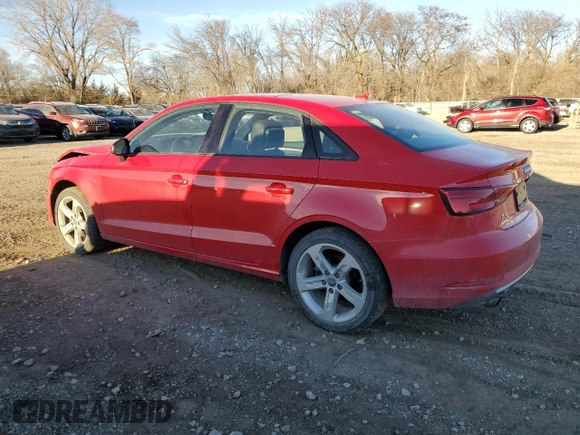 2017 Audi A3 Sedan Premium with VIN WAUB8GFF0H1025943, listed as a Copart auction lot 77510593 with 66,485 mi miles. Bid and sale history available at carsss.com. Image 2.