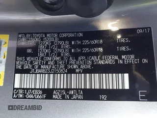 2018 Lexus NX 300 with VIN JTJBARBZ3J2150824, listed as a IAAI auction lot 41016085 with 130,354 mi miles and . Bid and sale history available at DreamBid. Image 9.