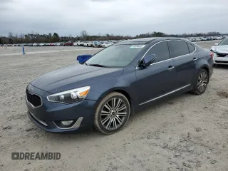 2014 Kia Cadenza Premium with VIN KNALN4D75E5151775, listed as a Copart auction lot 45566005 with 196,311 mi miles and Clean Title. Bid and sale history available at carsss.com. Image 1.