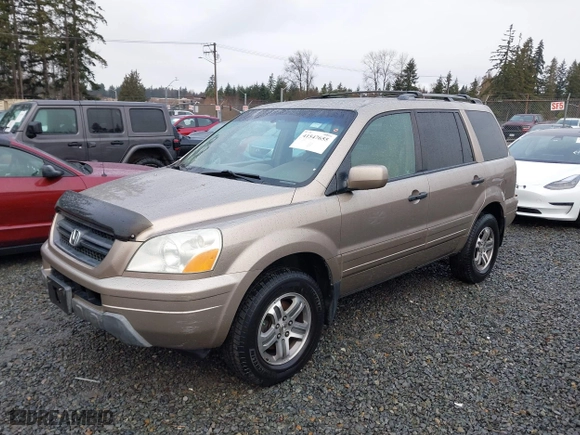 2004 Honda Pilot EX with VIN 2HKYF18694H538107, listed as a IAAI auction lot 41547655 with 254,755 mi miles. Bid and sale history available at carsss.com. Image 17.