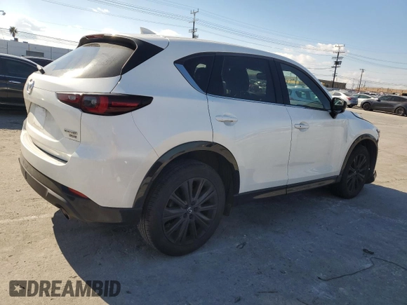 2022 Mazda CX-5 2.5 Turbo with VIN JM3KFBAY5N0525299, listed as a Copart auction lot 44736945 with 53,890 mi miles and Salvage Title. Bid and sale history available at carsss.com. Image 3.