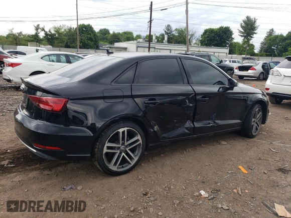 2017 Audi A3 Sedan Premium with VIN WAUAUGFF8H1079188, listed as a Copart auction lot 55514484 with 78,242 mi miles. Bid and sale history available at carsss.com. Image 3.