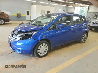 2015 Nissan Note S with VIN 3N1CE2CP6FL353988, listed as a Copart auction lot 60419445 with 143,012 mi miles and Salvage title. Bid and sale history available at DreamBid. Image 1.