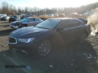 2019 Acura TLX with VIN 19UUB2F33KA003465, listed as a Copart auction lot 84418434 with 96,338 mi miles and Salvage Title. Bid and sale history available at carsss.com. Image 1.