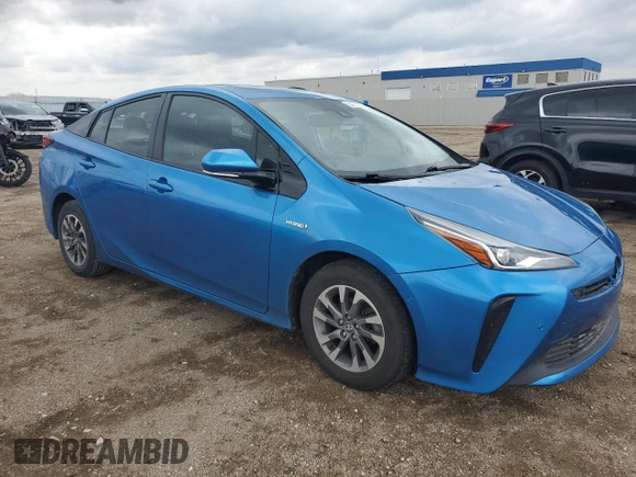 2020 Toyota Prius L Eco z VIN JTDKARFU2L3103721, wystawiony jako Copart lot #54382895 z przebiegiem 87 657 mil mil oraz Szkoda całkowita • Salvage title. Historia ofert i sprzedaży dostępna na DreamBid. Obrazek 4.