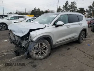 2020 Hyundai Santa Fe Limited with VIN 5NMS5CAA6LH152047, listed as a Copart auction lot 45991195 with 44,824 mi miles and Salvage Title. Bid and sale history available at carsss.com. Image 1.
