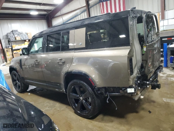 2023 Land Rover Defender X-Dynamic SE with VIN SALE2FEU0P2209020, listed as a Copart auction lot 48222315 with 14,110 mi miles and Salvage Title. Bid and sale history available at carsss.com. Image 2.