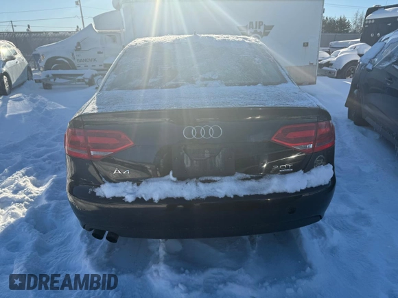 2009 Audi A4 with VIN WAULF68K79N017833, listed as a Copart auction lot 86507584 with 202,534 mi miles and Salvage title. Bid and sale history available at DreamBid. Image 6.