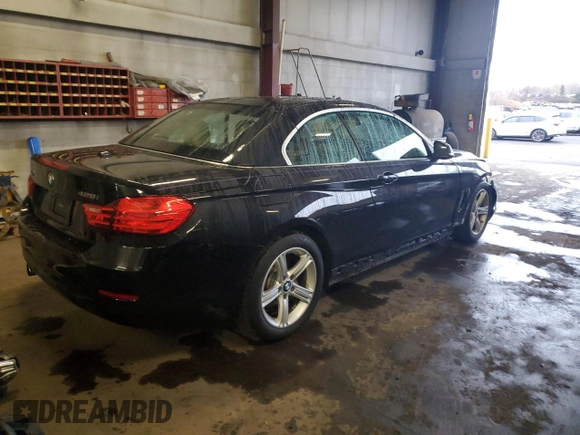 2015 BMW 4 Series 428i xDrive with VIN WBA3T1C58FP820289, listed as a Copart auction lot 84008124 with 67,675 mi miles and Salvage Title. Bid and sale history available at carsss.com. Image 3.