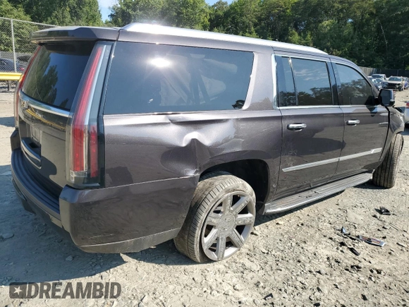 2015 Cadillac Escalade ESV Luxury z VIN 1GYS4SKJ1FR648363, wystawiony jako Copart lot #67161404 z przebiegiem 167 917 mil mil oraz Szkoda całkowita • Salvage title. Historia ofert i sprzedaży dostępna na DreamBid. Obrazek 3.