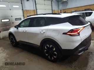 2024 Kia Sportage X-Line with VIN 5XYK6CDF6RG184553, listed as a Copart auction lot 78431414 with 7,144 mi miles and Salvage Title. Bid and sale history available at carsss.com. Image 2.