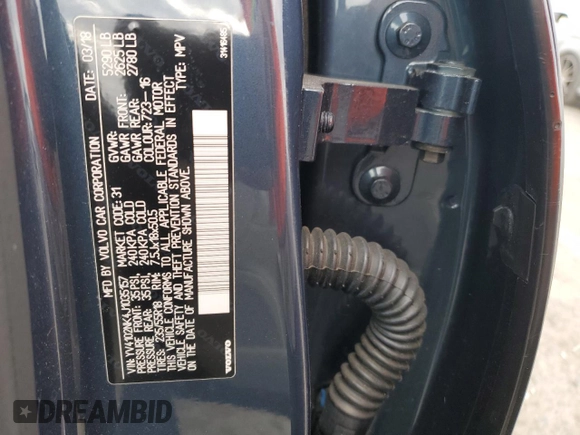 2018 Volvo V90 z VIN YV4102NK4J1035157, wystawiony jako Copart lot #74416004 z przebiegiem 77 333 mil mil oraz Szkoda całkowita • Salvage title. Historia ofert i sprzedaży dostępna na DreamBid. Obrazek 12.