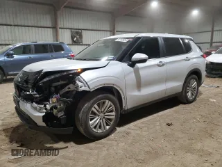 2023 Mitsubishi Outlander ES z VIN JA4J3TA82PZ009848, wystawiony jako Copart lot #82392604 z przebiegiem 52 123 mil mil oraz Szkoda całkowita • Salvage title. Historia ofert i sprzedaży dostępna na DreamBid. Obrazek 1.