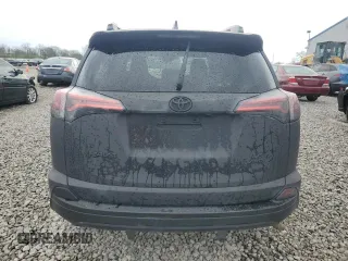 2017 Toyota RAV4 LE with VIN 2T3BFREV1HW616877, listed as a Copart auction lot 46058075 with 66,956 mi miles and Salvage title. Bid and sale history available at DreamBid. Image 6.