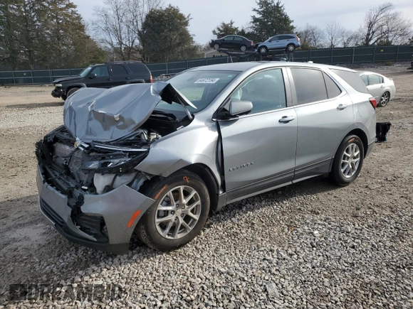 2024 Chevrolet Equinox LT with VIN 3GNAXKEG6RS104278, listed as a Copart auction lot 84972154 with 49,242 mi miles and Salvage Title. Bid and sale history available at DreamBid. Image 1.