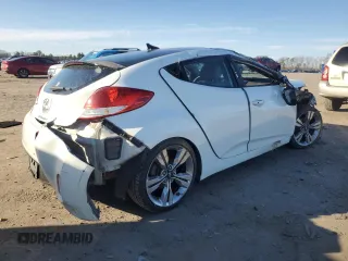 2012 Hyundai Veloster w/Gray Int with VIN KMHTC6AD2CU074277, listed as a Copart auction lot 44045205 with 180,489 mi miles and Salvage title. Bid and sale history available at DreamBid. Image 3.